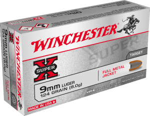 Amunicja kulowa WINCHESTER 9x19 FMJ 124 gr