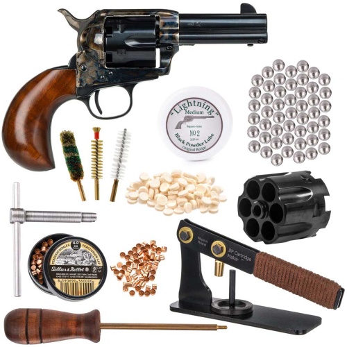 Rewolwer Birdhead Uberti 3,5" .44 ZESTAW