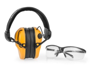 Słuchawki + okulary RealHunter ACTiVE Pro Orange
