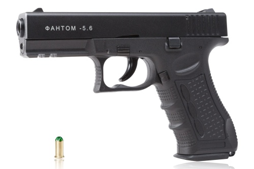 Pistolet alarm. PHANTOM 5,6 czarny kal. do 6mm-409